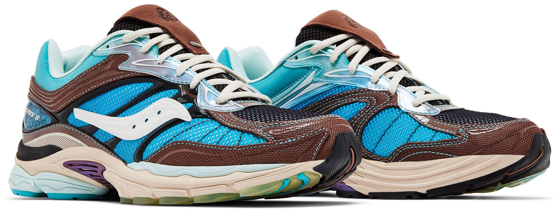 [S70923-1] MENS SAUCONY PROGRID OMNI 9 'FOOTPATROL BLUE BROWN'