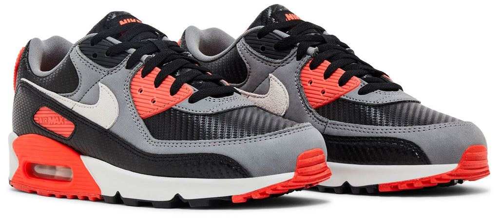 [HM9432-001] MENS NIKE AIR MAX 90 PREMIUM 'CARBON FIBER INFRARED'