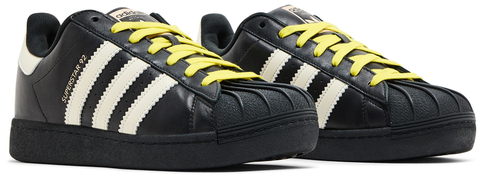[JI4267] MENS ADIDAS PW SUPERSTAR 92 BY PHARRELL BLACK WHITE
