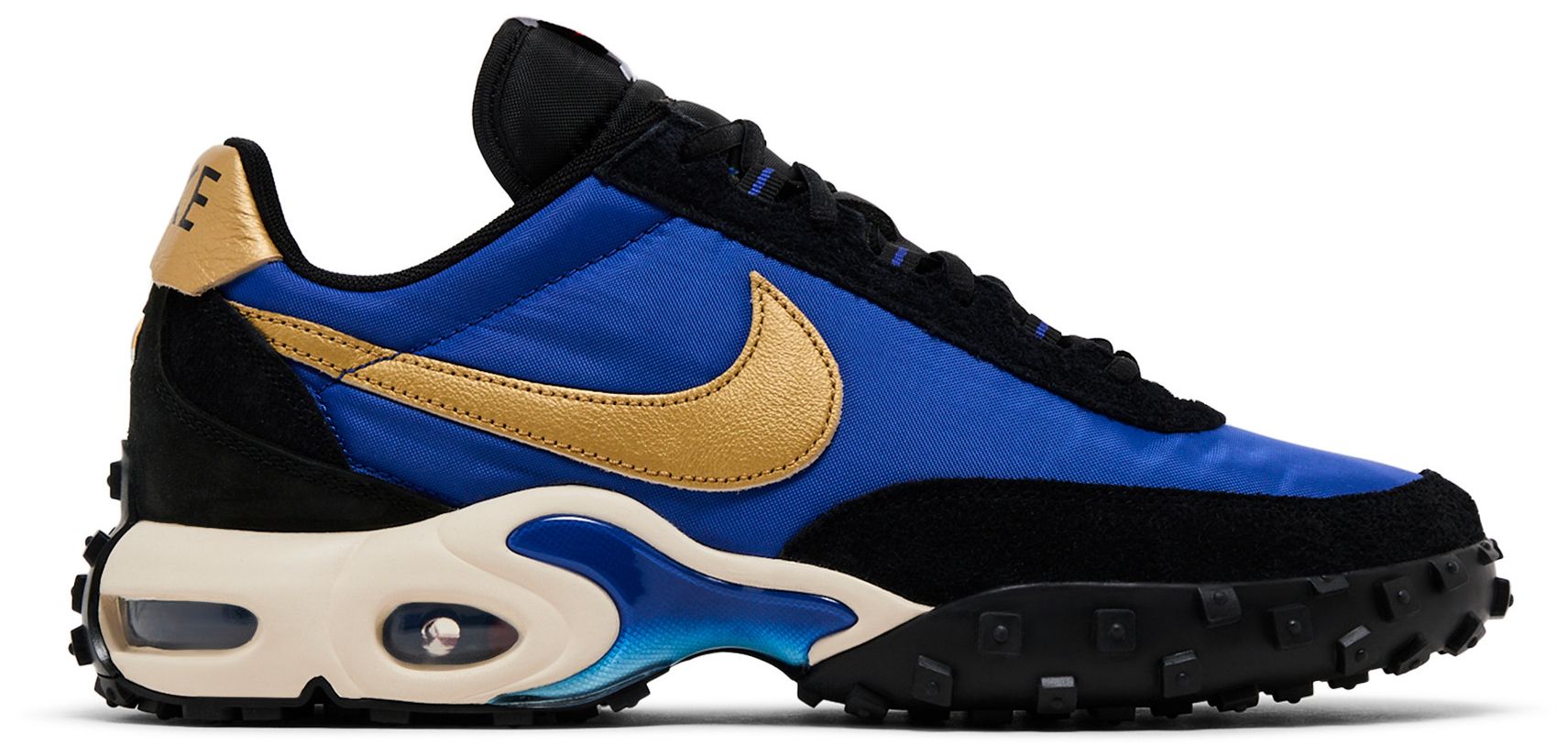 [FV6946-400] MENS NIKE AIR MAX WAFFLE RACER SP 'HYPER BLUE METALLIC GOLD'