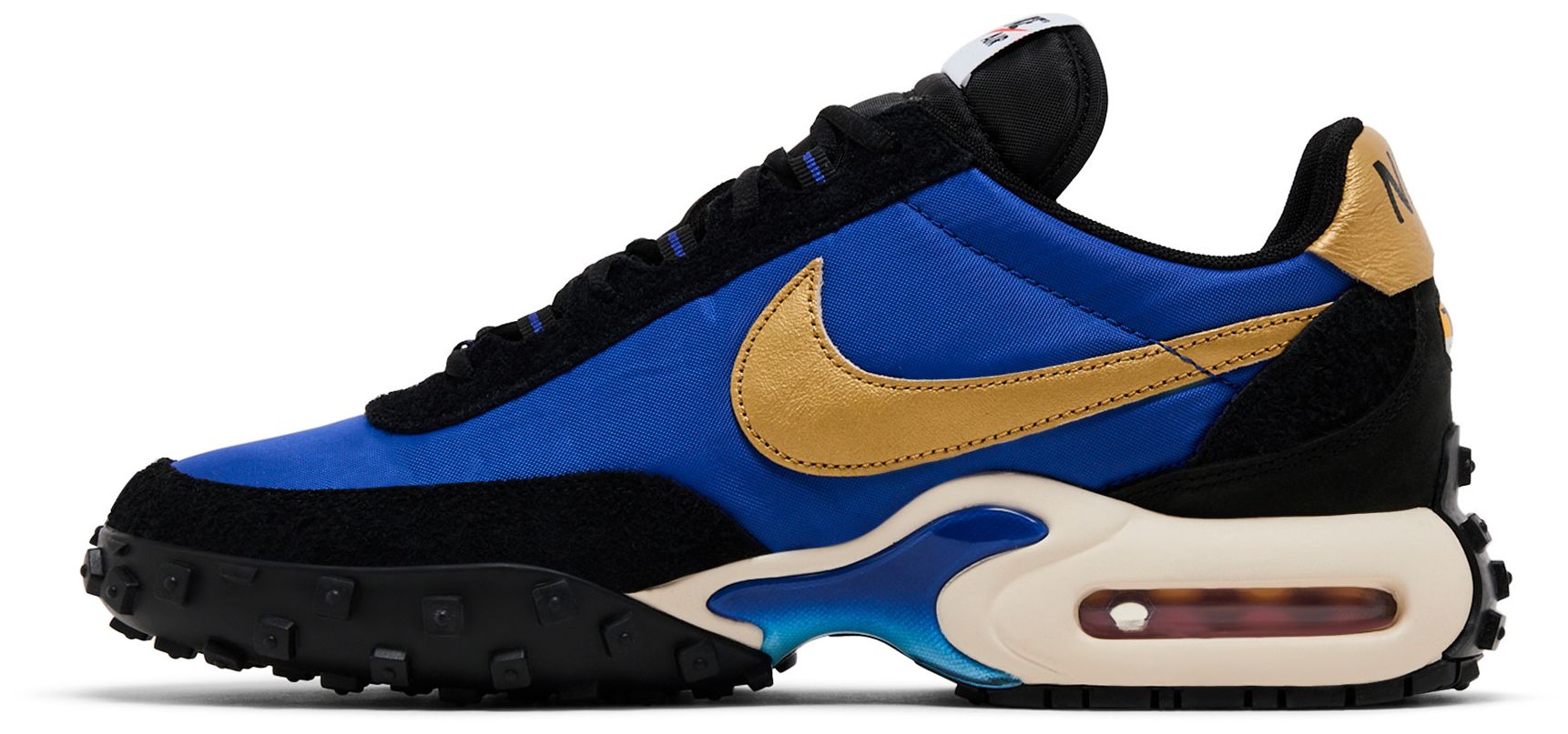 [FV6946-400] MENS NIKE AIR MAX WAFFLE RACER SP 'HYPER BLUE METALLIC GOLD'