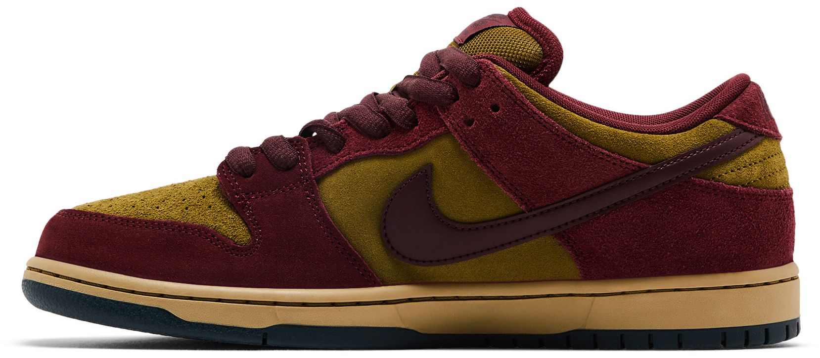 [HQ1625-600] MENS NIKE SB DUNK LOW 'DARK TEAM RED OLIVE FLAK'
