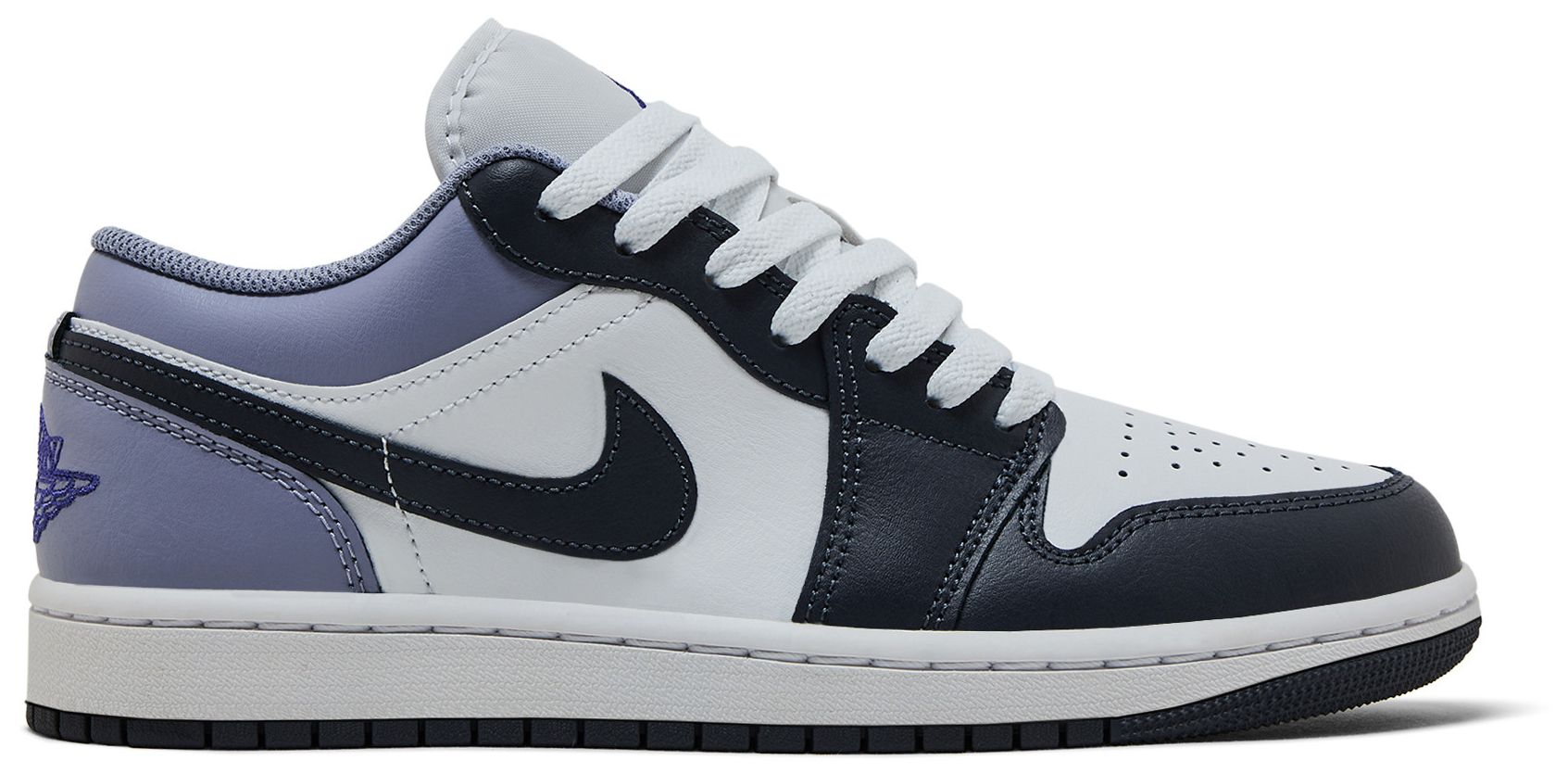 [553558-145] MENS AIR JORDAN RETRO 1 LOW 'WHITE INDIGO HAZE'