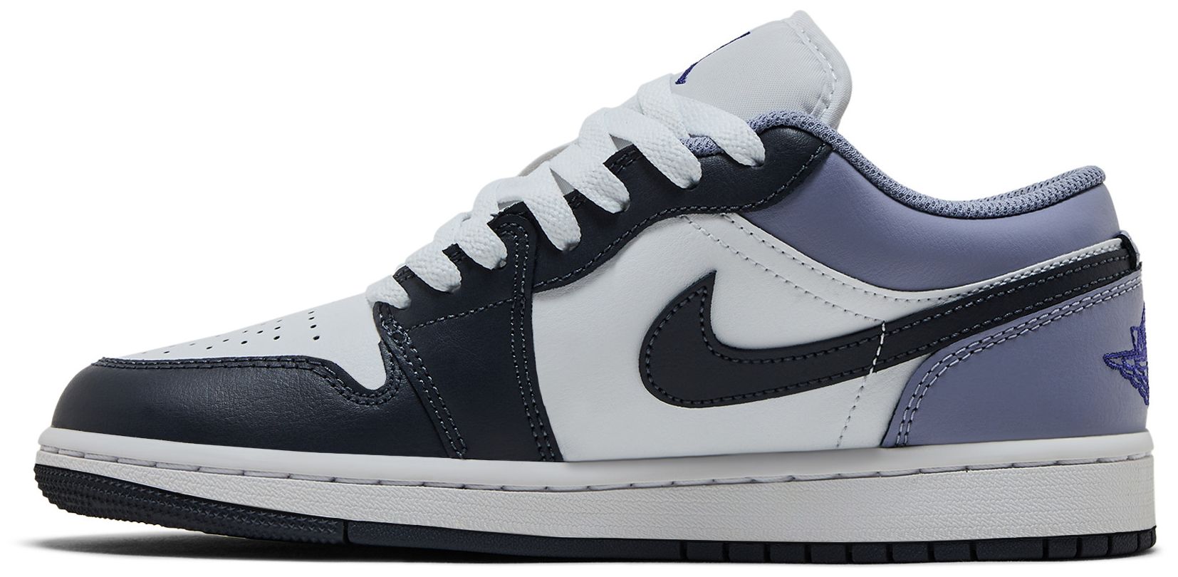 [553558-145] MENS AIR JORDAN RETRO 1 LOW 'WHITE INDIGO HAZE'
