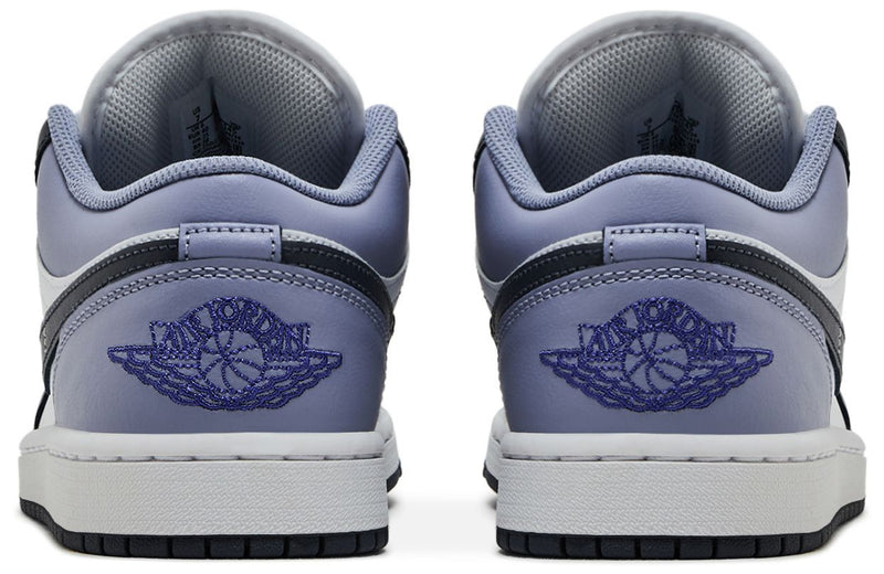 [553558-145] MENS AIR JORDAN RETRO 1 LOW 'WHITE INDIGO HAZE'