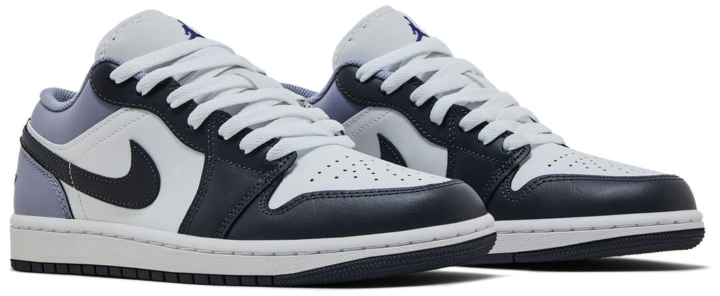 [553558-145] MENS AIR JORDAN RETRO 1 LOW 'WHITE INDIGO HAZE'