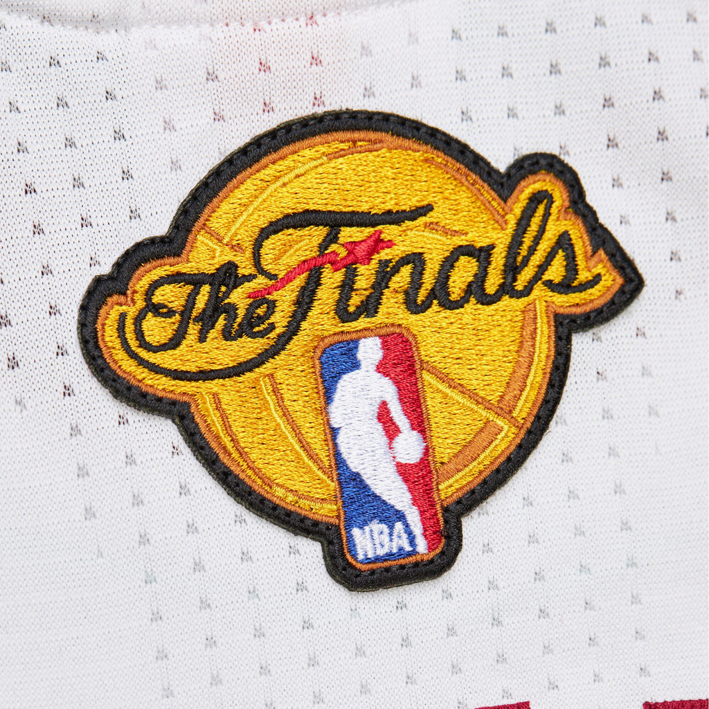 Mens Mitchell & Ness NBA WHITE JERSEY CAVALIERS 2015 LEBRON JAMES