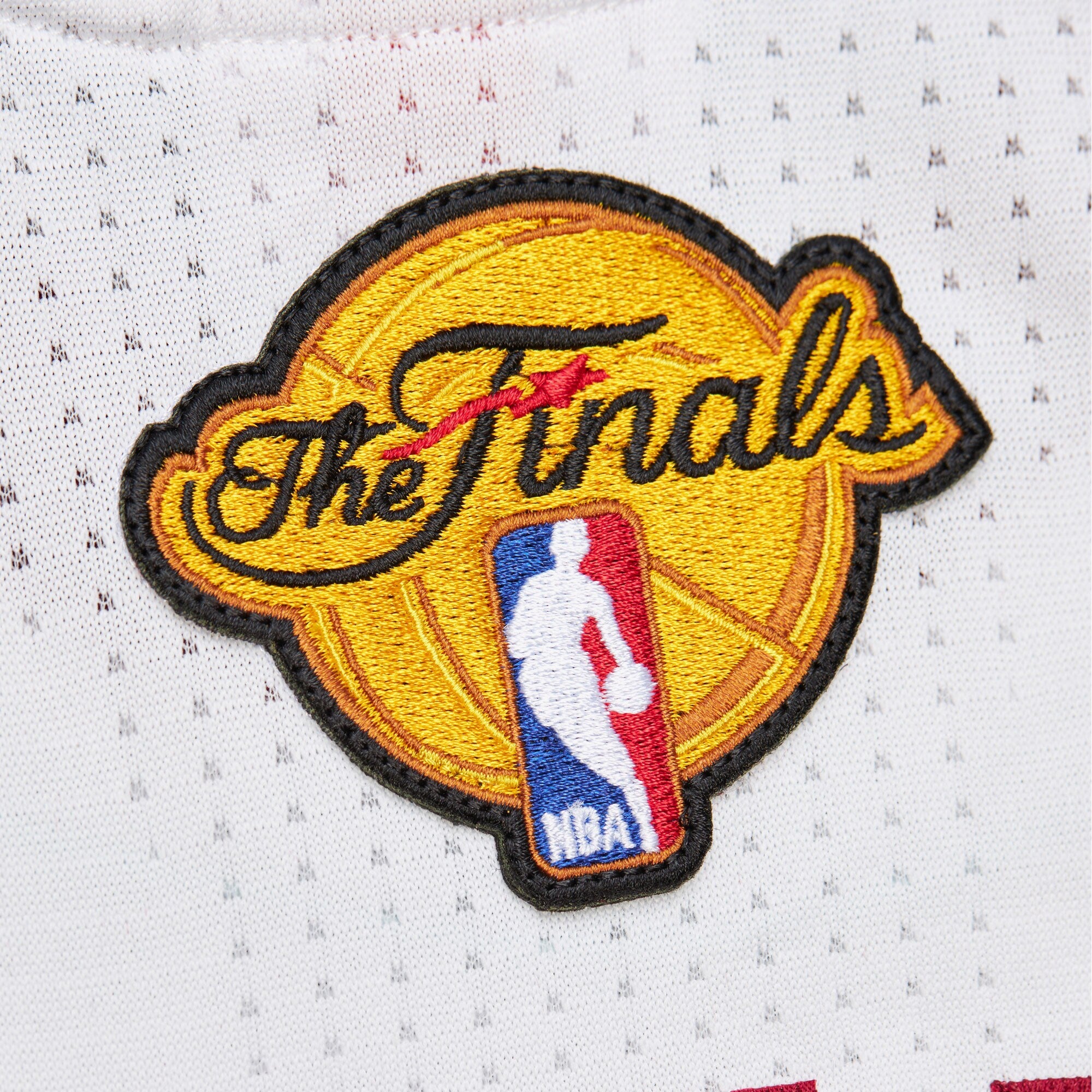 Mens Mitchell & Ness NBA WHITE JERSEY CAVALIERS 2015 LEBRON JAMES