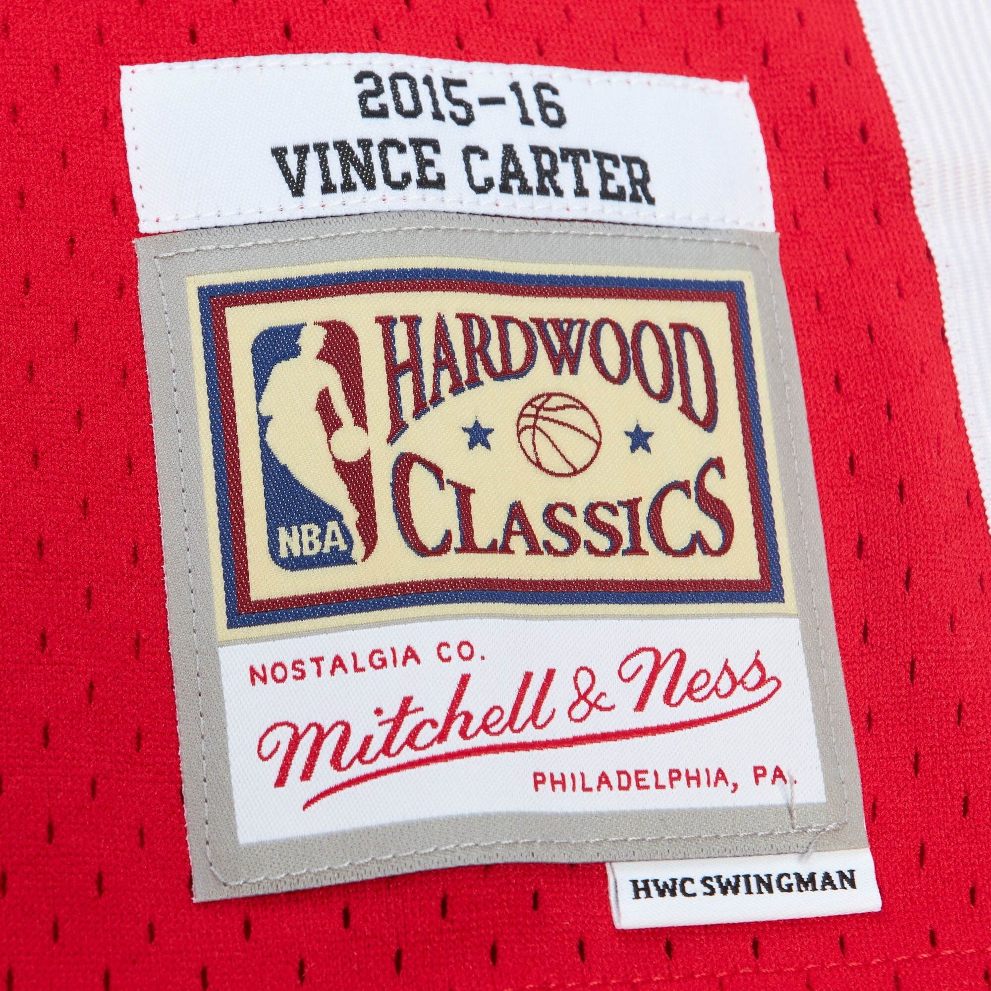 MENS MITCHELL & NESS NBA HWC JERSEY GRIZZLIES 2015 VINCE CARTER