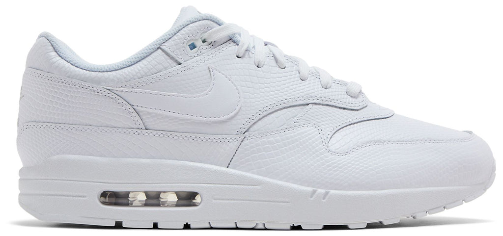 [HV1211-100] MENS NIKE AIR MAX 1 PREM 'WHITE SNAKESKIN'