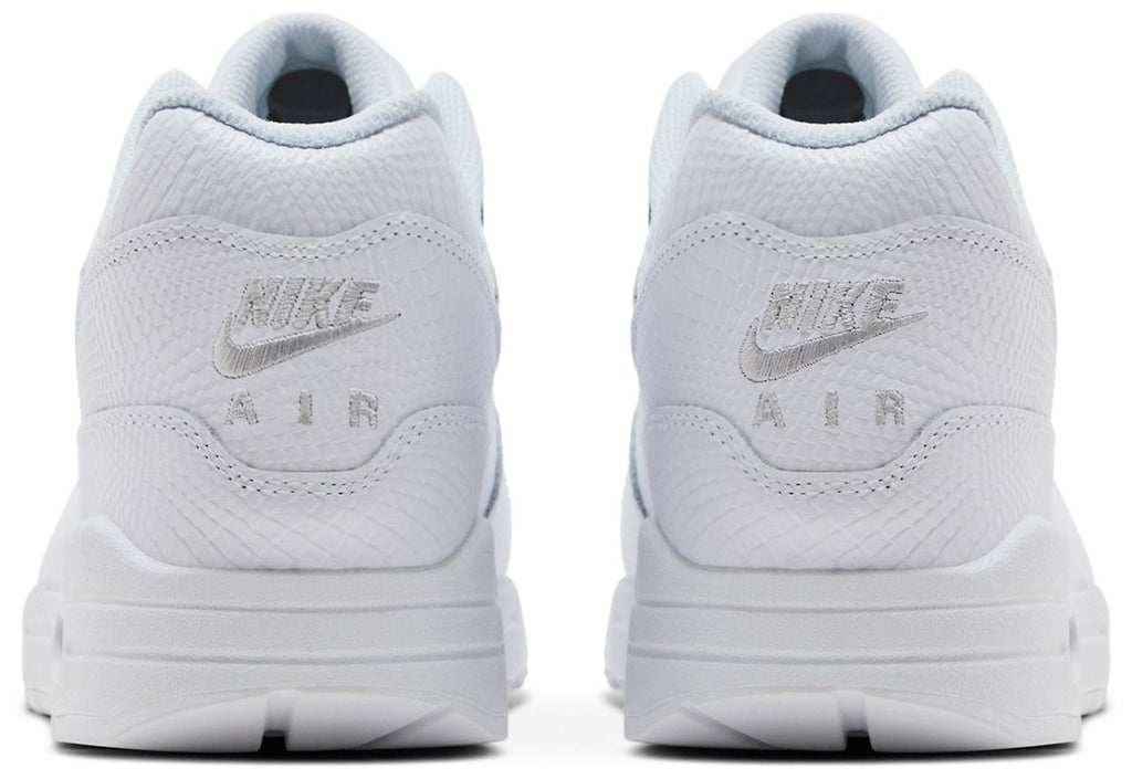 [HV1211-100] MENS NIKE AIR MAX 1 PREM 'WHITE SNAKESKIN'