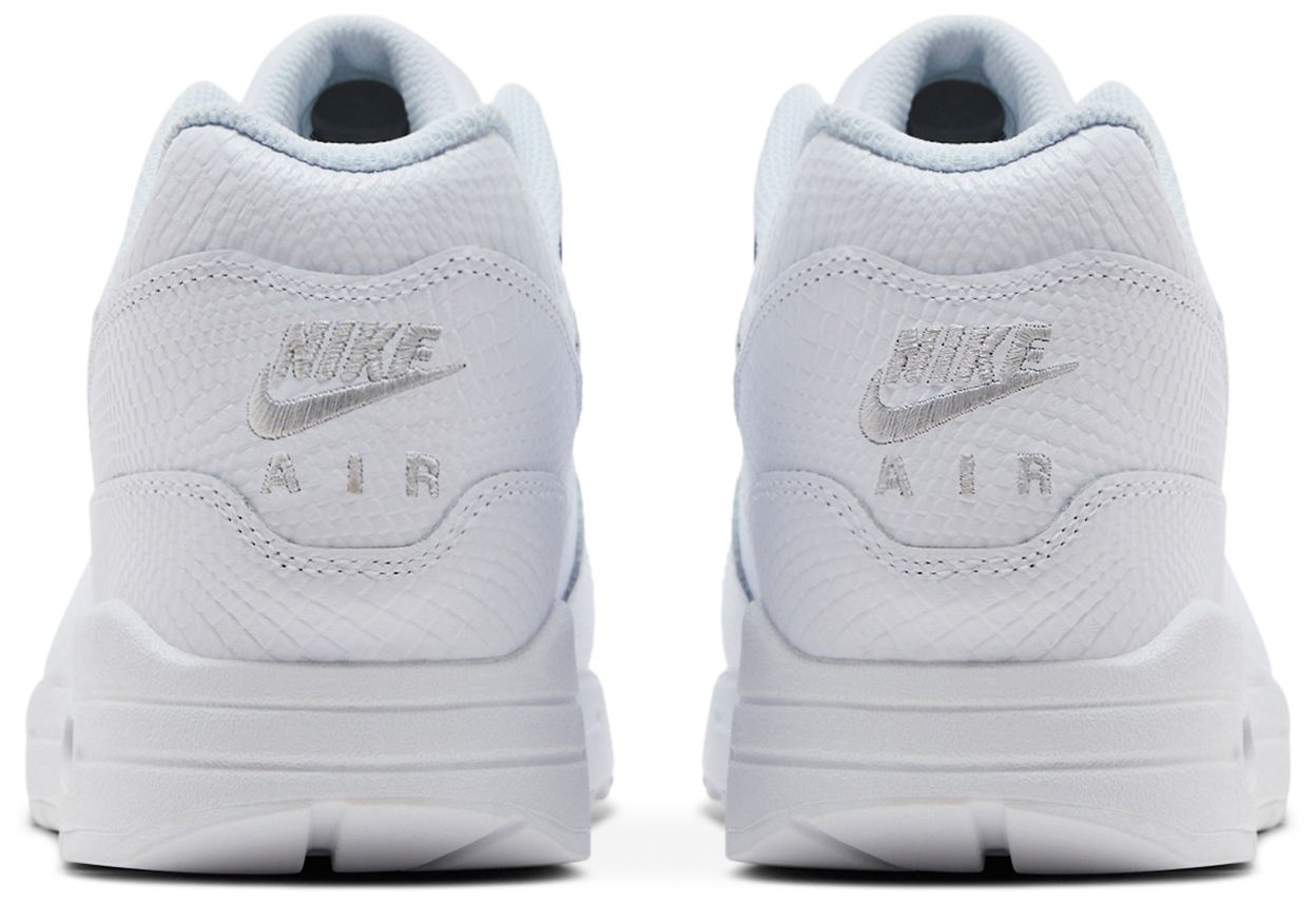 [HV1211-100] MENS NIKE AIR MAX 1 PREM 'WHITE SNAKESKIN'