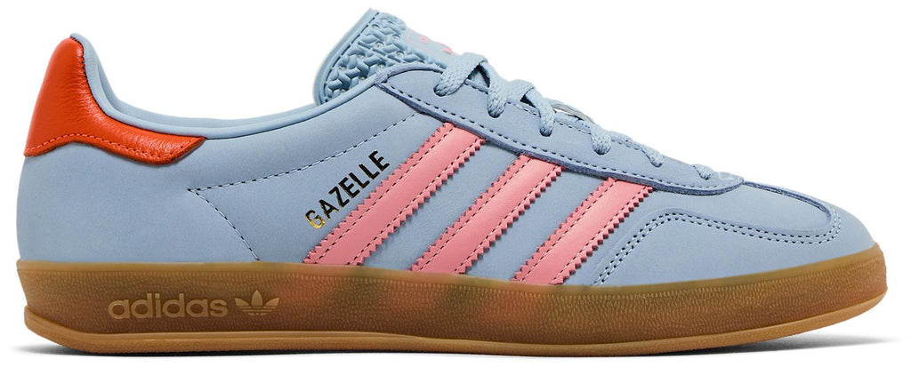[JI2720] WOMENS ADIDAS GAZELLE INDOOR 'WONDER BLUE SOLAR ORANGE GUM'