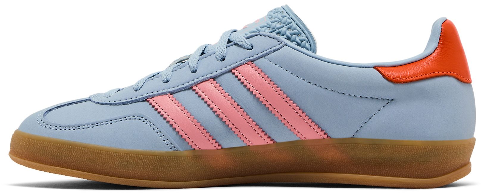 [JI2720] WOMENS ADIDAS GAZELLE INDOOR 'WONDER BLUE SOLAR ORANGE GUM'