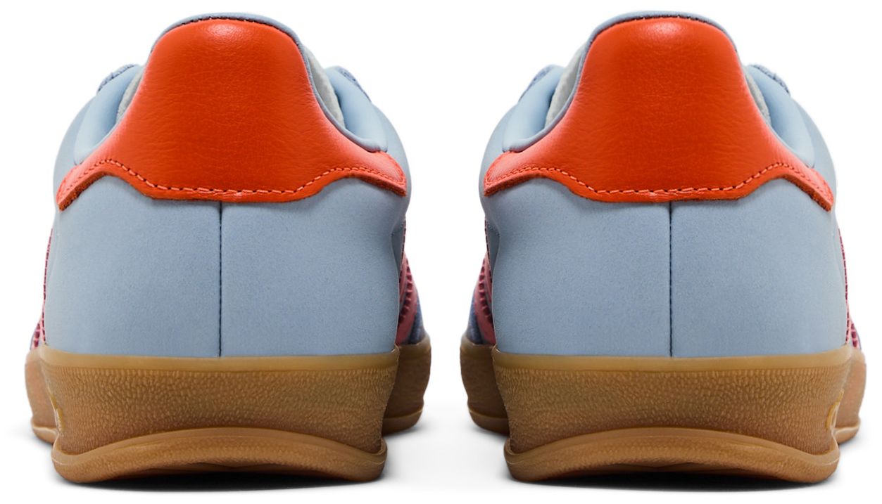 [JI2720] WOMENS ADIDAS GAZELLE INDOOR 'WONDER BLUE SOLAR ORANGE GUM'