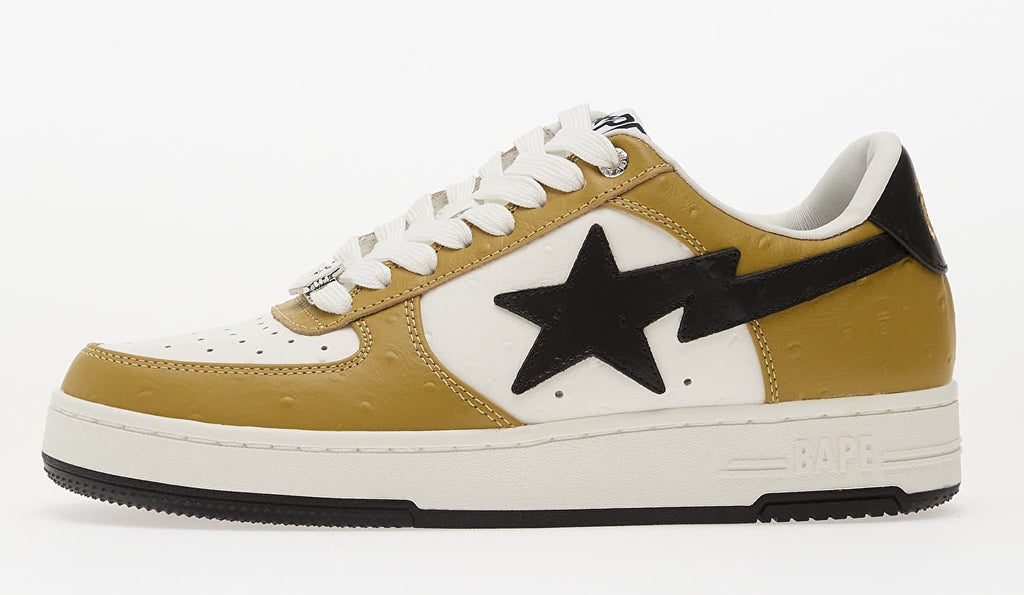 [001FWL801303-MBRW] MENS A BATHING APE BAPE STA #3 M2 'BROWN BLACK OSTRICH'