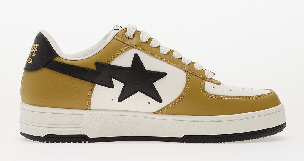 [001FWL801303-MBRW] MENS A BATHING APE BAPE STA #3 M2 'BROWN BLACK OSTRICH'