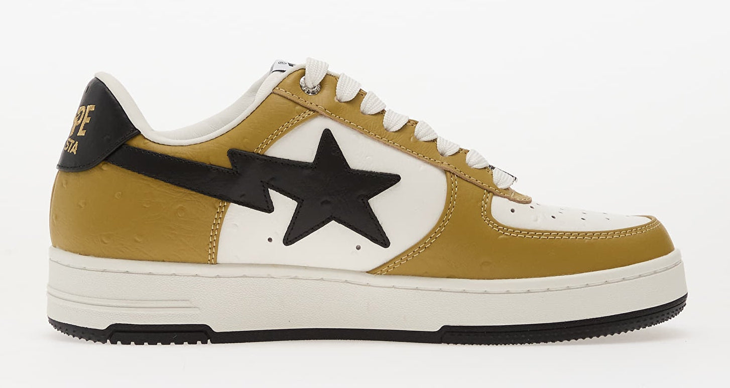 [001FWL801303-MBRW] MENS A BATHING APE BAPE STA #3 M2 'BROWN BLACK OSTRICH'