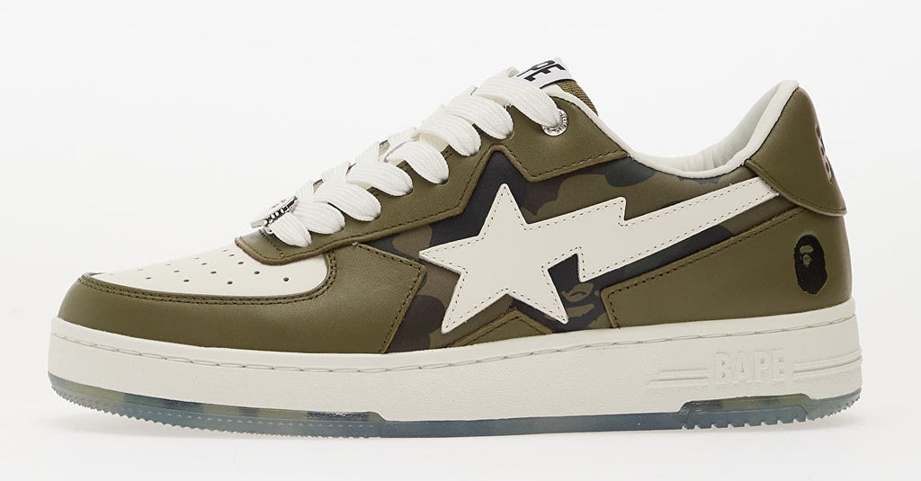 [001FWL801306-MOLD] MENS A BATHING APE BAPE STA ICON #2 M2 'OLIVE DRAB CAMO'