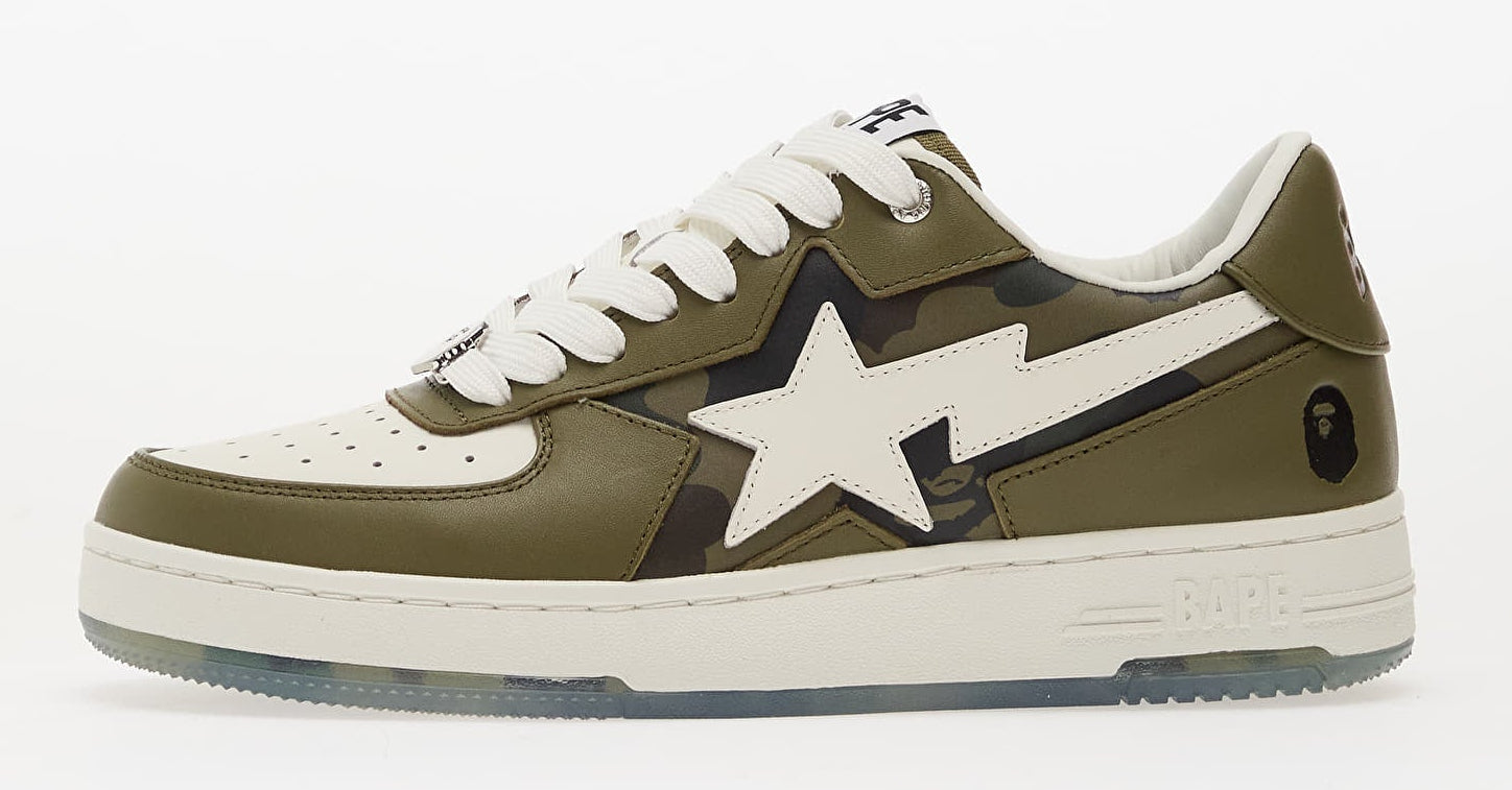 [001FWL801306-MOLD] MENS A BATHING APE BAPE STA ICON #2 M2 'OLIVE DRAB CAMO'