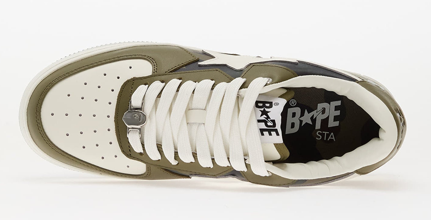 [001FWL801306-MOLD] MENS A BATHING APE BAPE STA ICON #2 M2 'OLIVE DRAB CAMO'