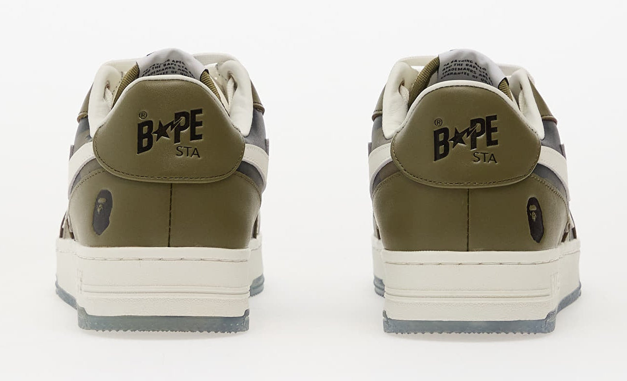 [001FWL801306-MOLD] MENS A BATHING APE BAPE STA ICON #2 M2 'OLIVE DRAB CAMO'