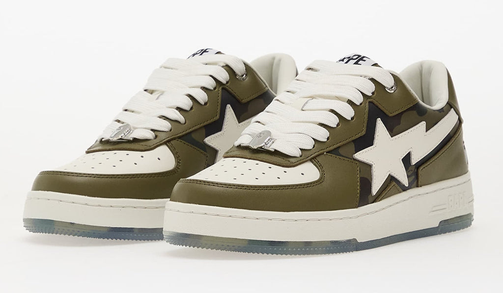 [001FWL801306-MOLD] MENS A BATHING APE BAPE STA ICON #2 M2 'OLIVE DRAB CAMO'