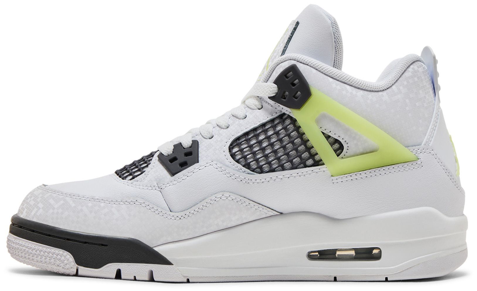 [HJ5990-100] GRADE SCHOOL AIR JORDAN RETRO 4 'LIGHT LEMON TWIST' (GS)