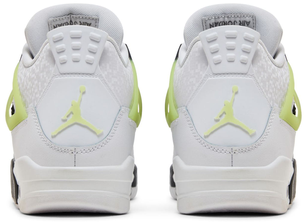 [HJ5990-100] GRADE SCHOOL AIR JORDAN RETRO 4 'LIGHT LEMON TWIST' (GS)