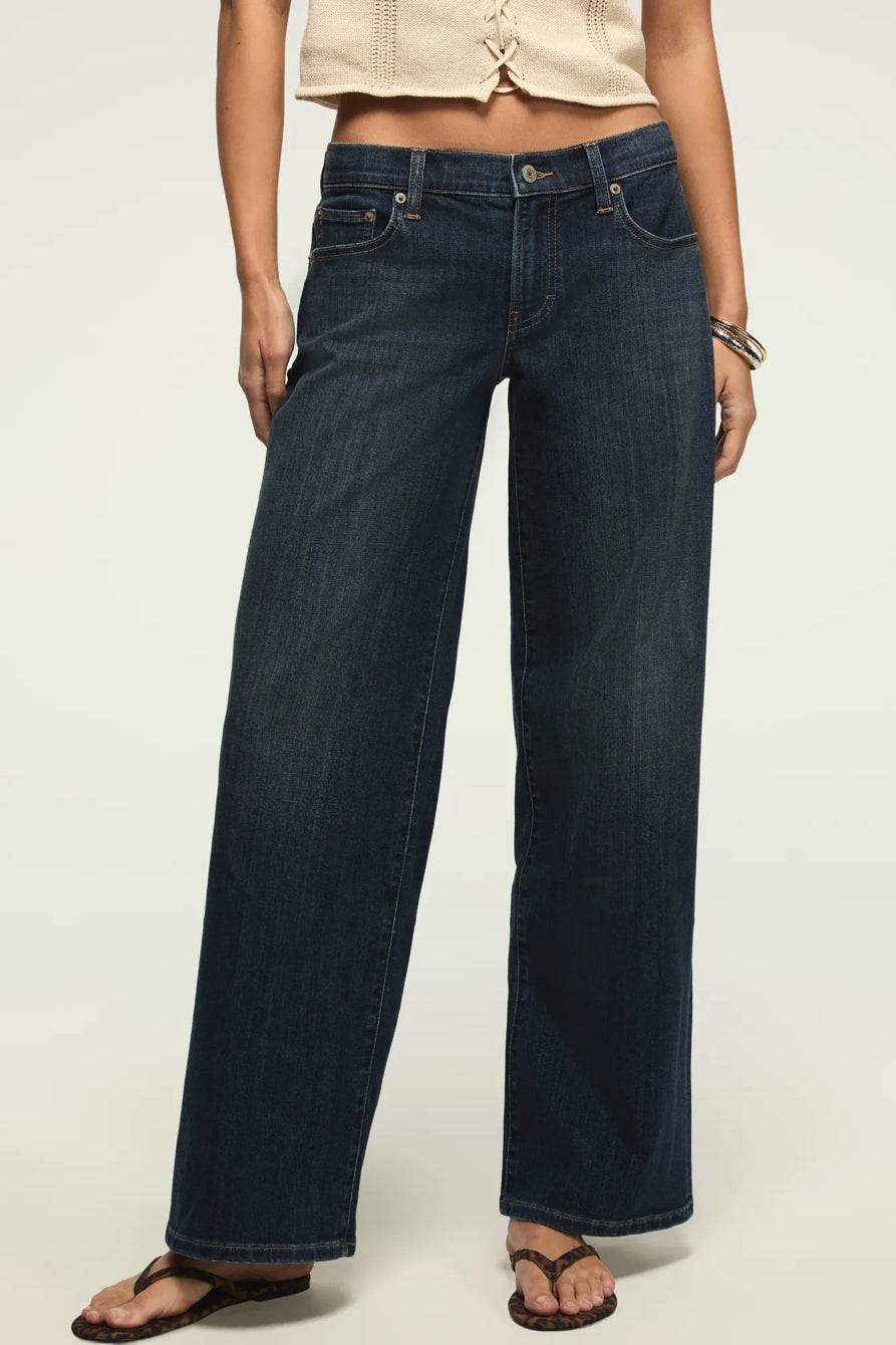 [162987-410] WOMENS LUCKY BRAND MID RISE SWEET WIDE LEG - NEW HEIGHTS WASH