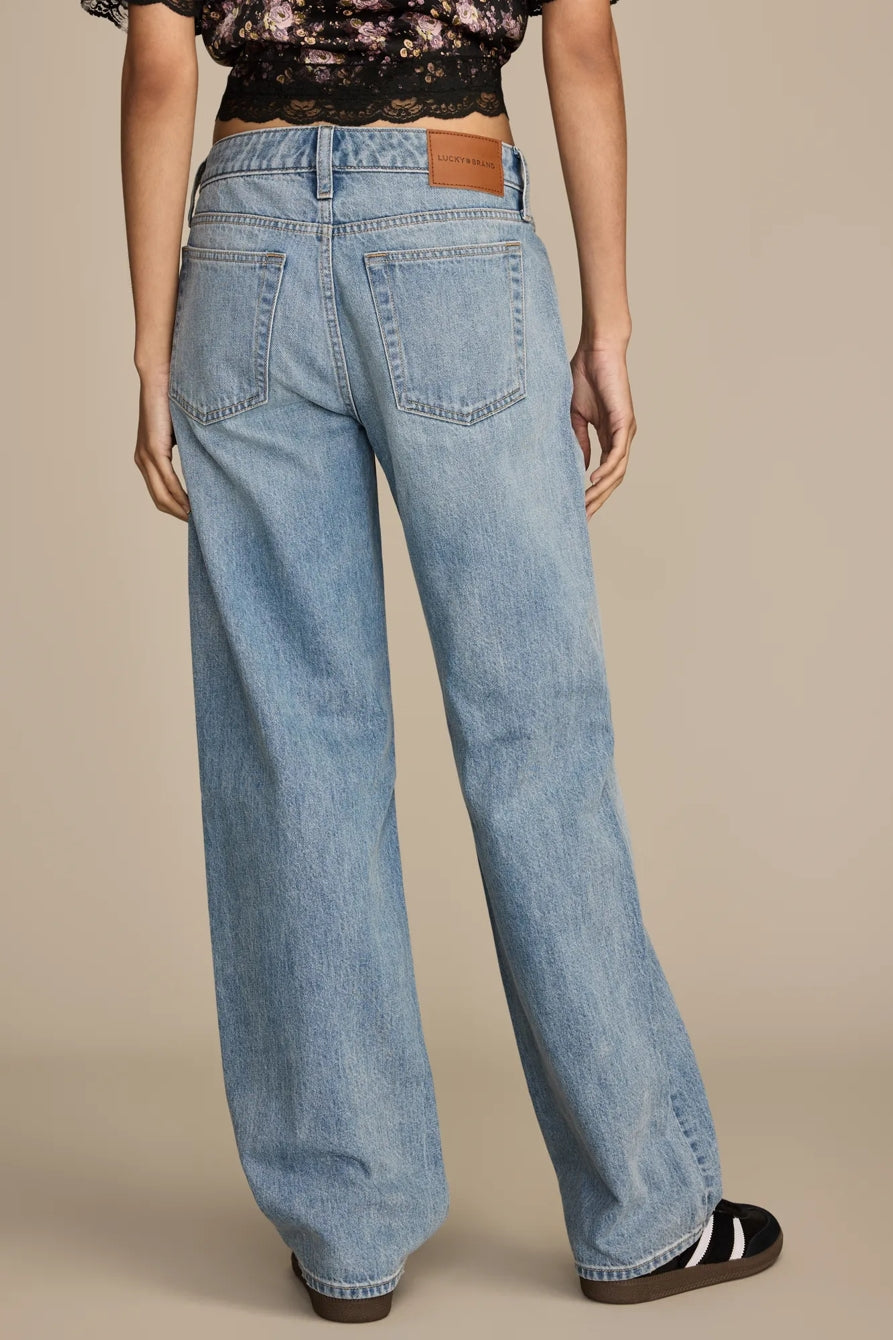 [162997-430] WOMENS LUCKY BRAND THE BAGGY ANKLE LENGTH - TOP NOTCH WASH