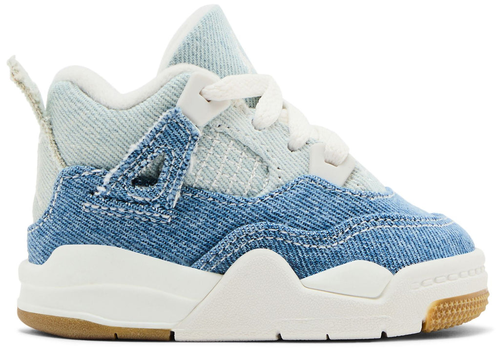 [IB6714-100] TODDLERS AIR JORDAN RETRO 4 TEX 'DENIM WORN BLUE' (TD)