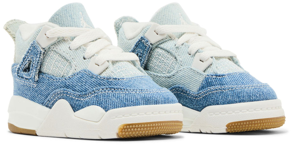 [IB6714-100] TODDLERS AIR JORDAN RETRO 4 TEX 'DENIM WORN BLUE' (TD)
