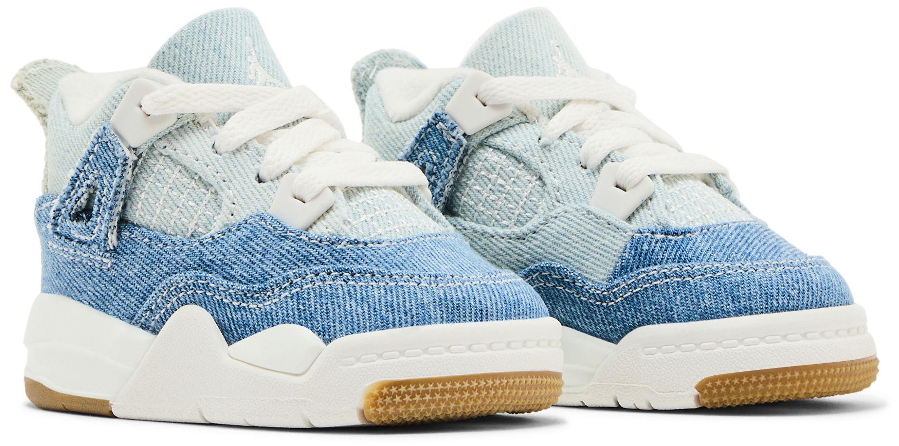 [IB6714-100] TODDLERS AIR JORDAN RETRO 4 TEX 'DENIM WORN BLUE' (TD)