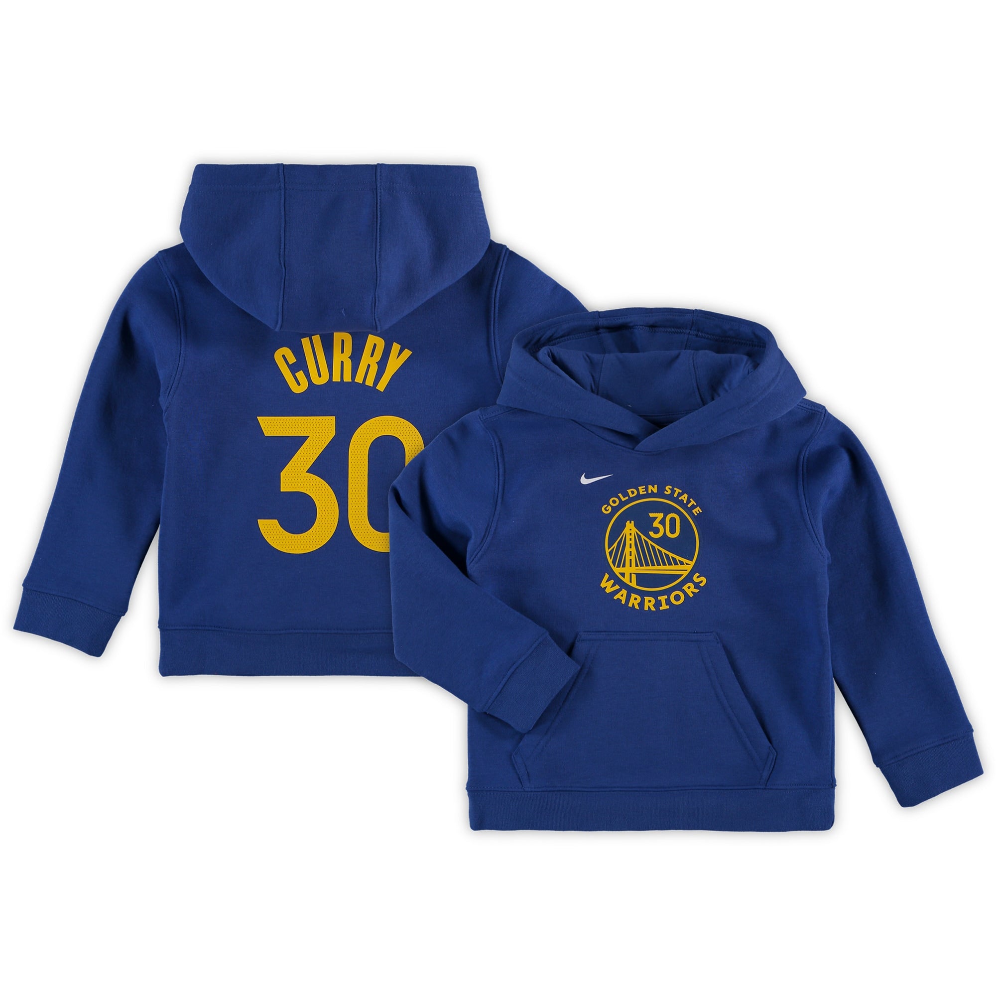 [9Z2B3BAQR-WARSC] Toddlers Nike NBA GSW Name & Number Steph Curry Hoodie