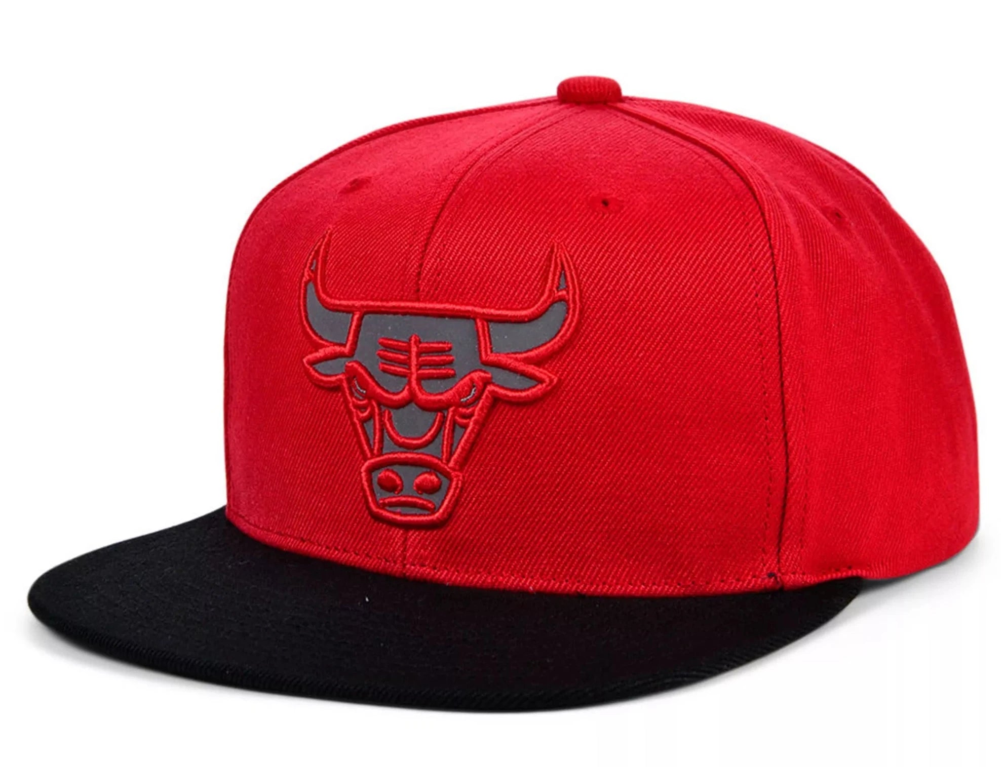 Mens MITCHELL & NESS NBA TEAM REFLECTIVE SNAPBACK BULLS