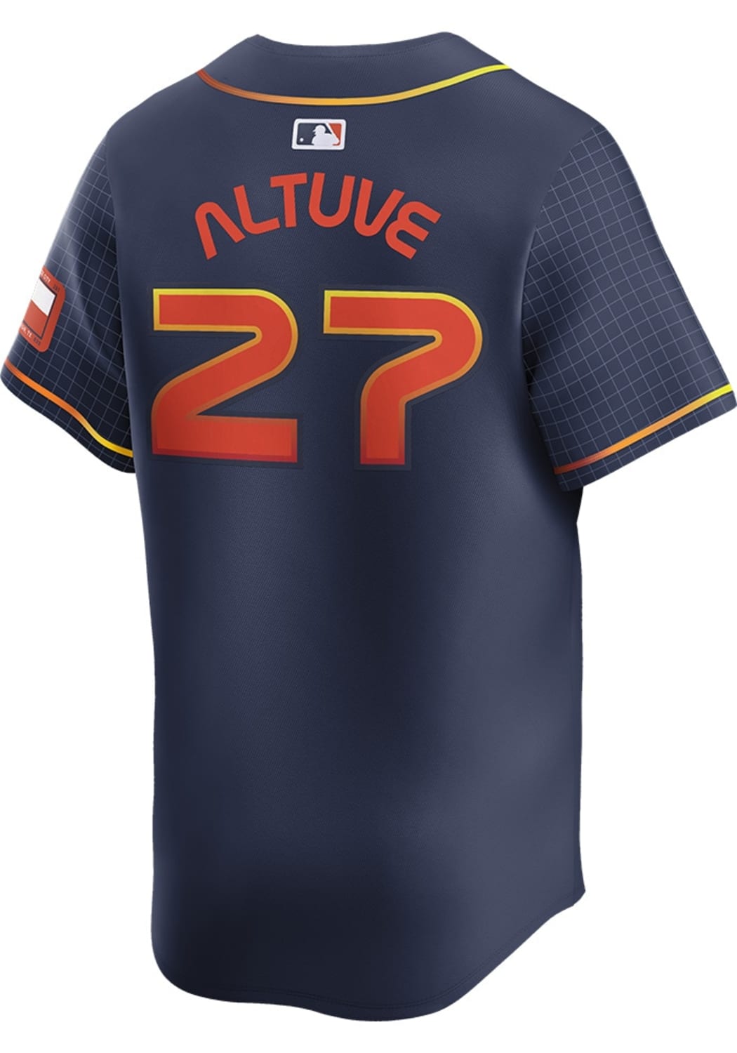 [T7LMHUC1HU9XA] MENS NIKE MLB HOUSTON ASTROS JOSE ALTUVE #27 LIMITED CITY CONNECT JERSEY