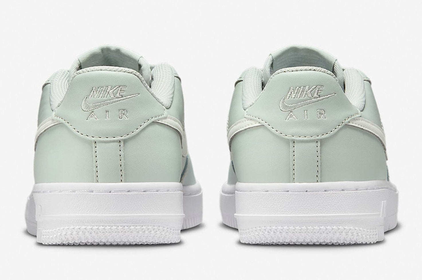 [FV5948-007] GRADE SCHOOL NIKE GS AIR FORCE 1 'LIGHT SILVER SPRUCE AURA'