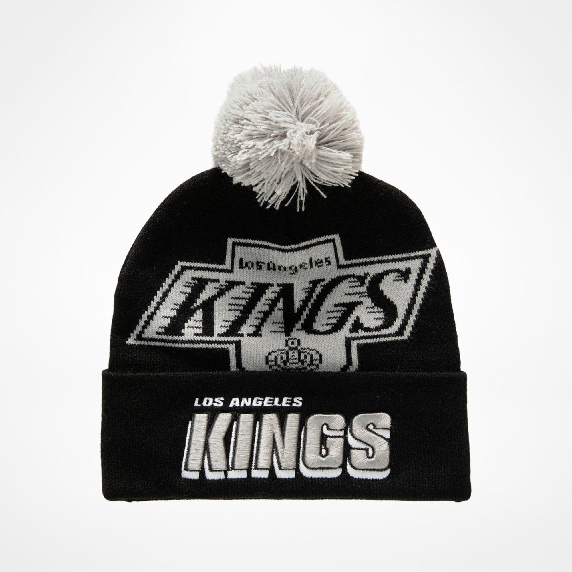 Mens Mitchell & Ness NHL PUNCH OUT POM KNIT KINGS