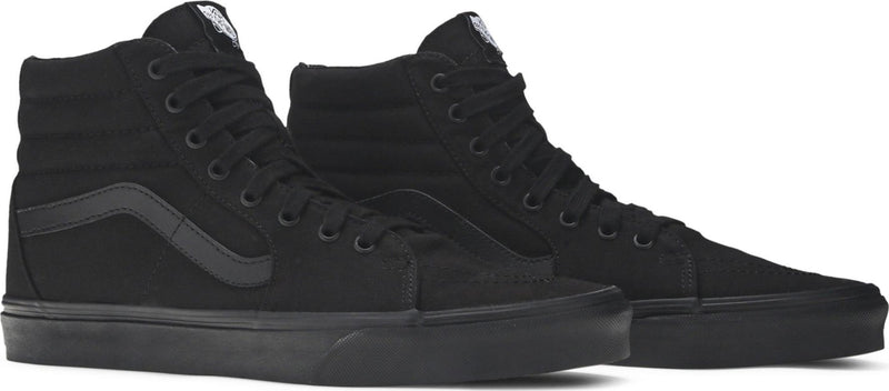 [VN000TS9BJ4] Mens Vans Sk8-Hi Canvas 'Triple Black'