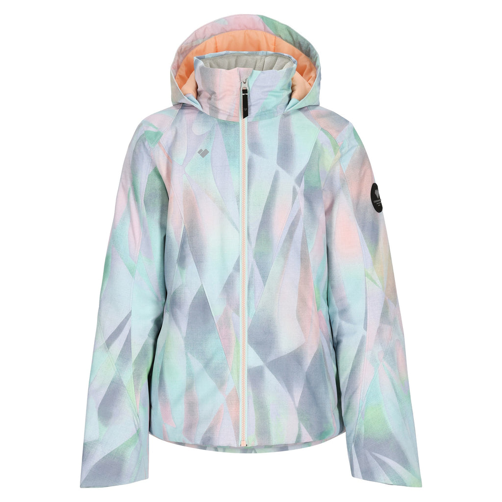 [31102-24126] YOUTH OBERMEYER GIRL'S RYLEE PRINT WATERPROOF JACKET