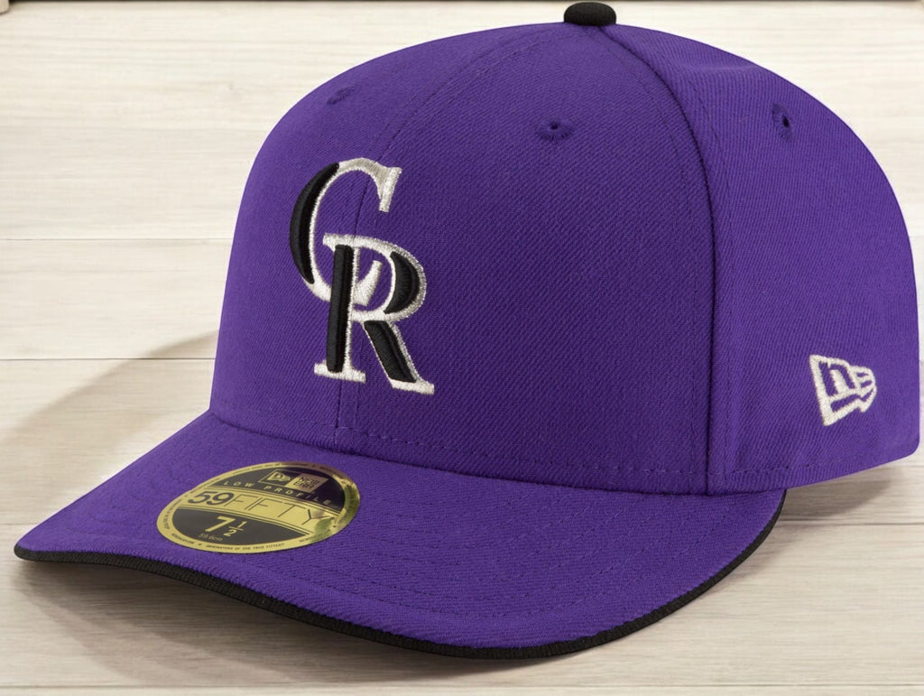 [70365300] Mens New Era MLB Colorado Rockies 2017 Low Profile Authentic 5950