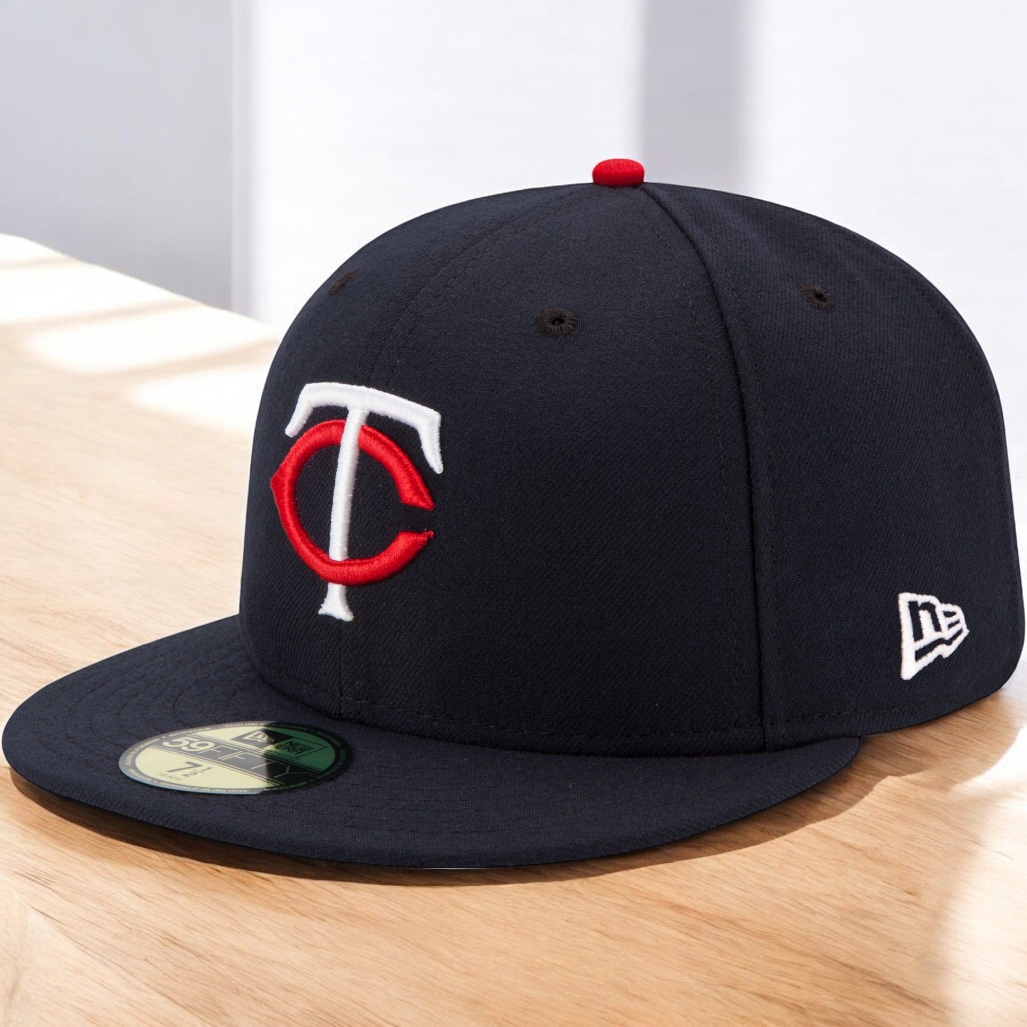 [70361056] MENS NEW ERA MLB MINNESOTA TWINS 5950 AC PERF FITTED - NAVY