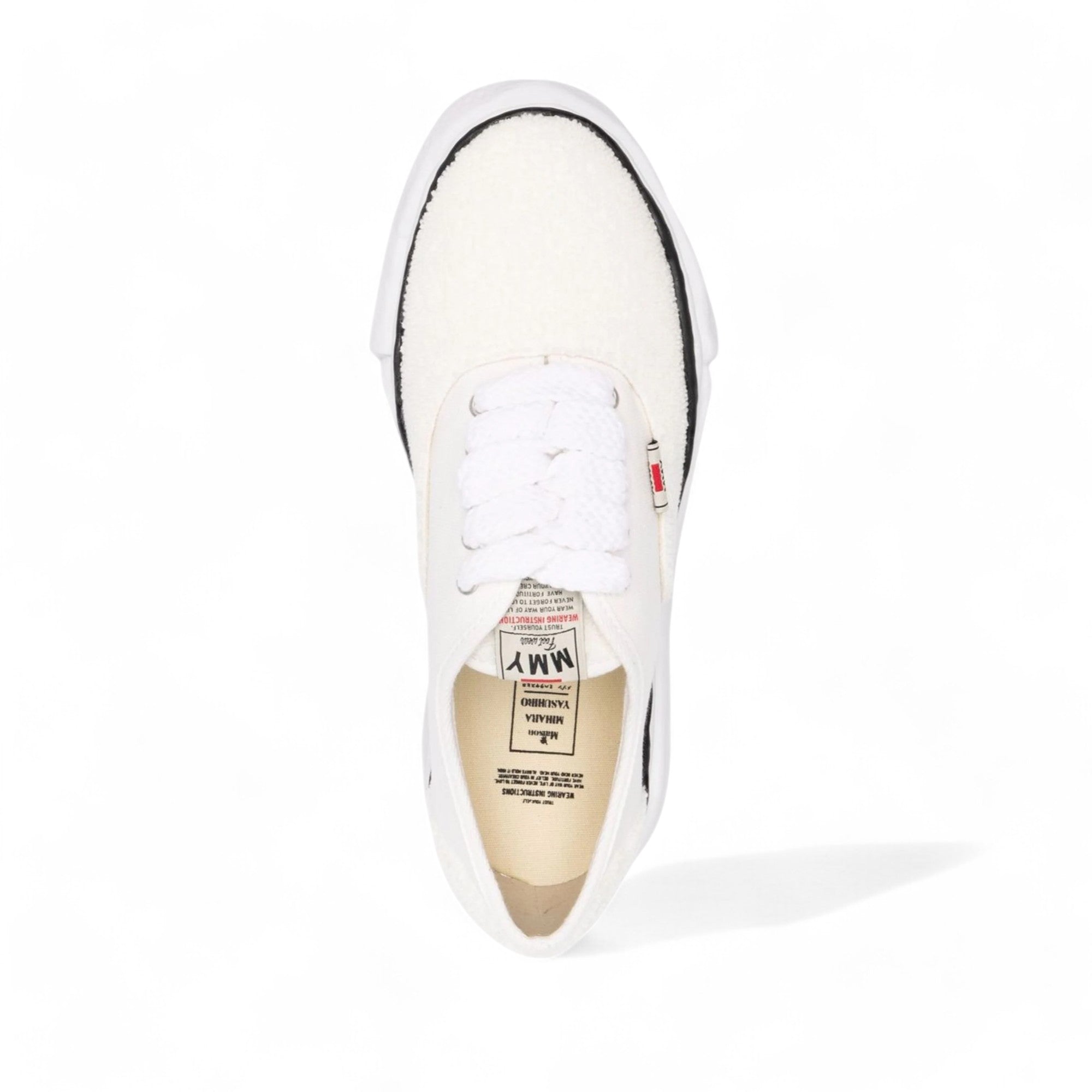 [A08FW725-WHT] Mens Maison Mihara Yasuhiro OG SOLE CANVAS LOW 'WHITE'