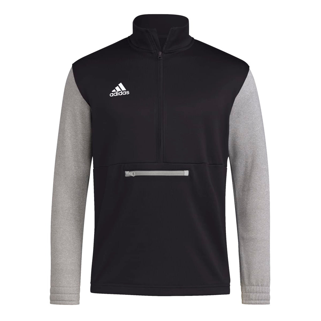 [HI3068] MENS ADIDAS TEAM ISSUE 1/4 ZIP PULLOVER