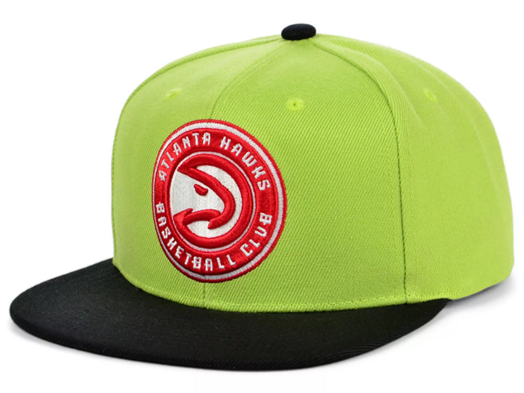[6HSSJS19078-AHAGNBK] MENS MITCHELL & NESS NBA ATLANTA HAWKS CORE BASIC SNAPBACK