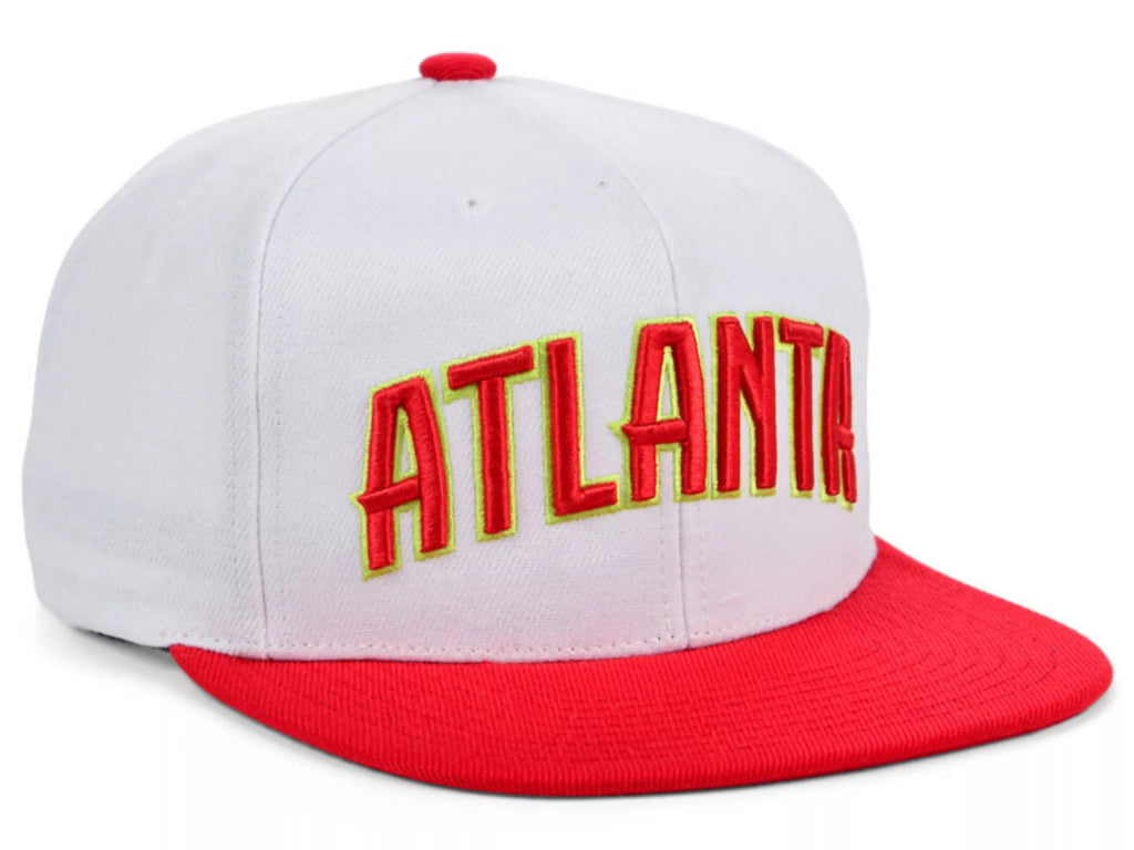 [6HSSJS19078-AHAWHRD] MENS MITCHELL & NESS NBA ATLANTA HAWKS CORE BASIC SNAPBACK