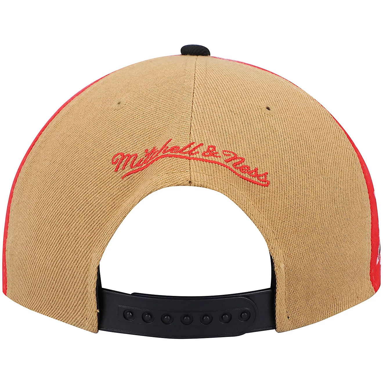 MENS MITCHELL & NESS NBA ON THE BLOCK SNAPBACK HWC 76ERS - TAN