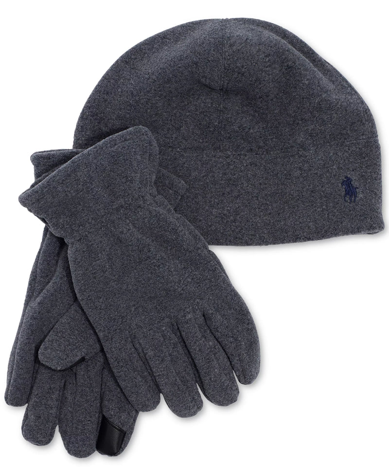 [PC0674-003] ADULT POLO RALPH LAUREN FLEECE GIFT SET (GLOVES & BEANIE)