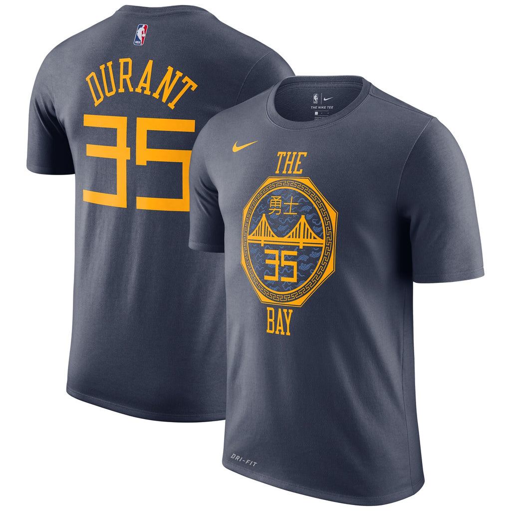 [9Z2B7BAWZWARKD-DURANT] Youth Nike NBA GSW "The Bay" Name and Number Durant Tee